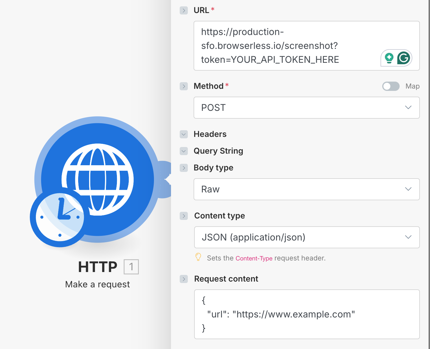 Configure Browserless